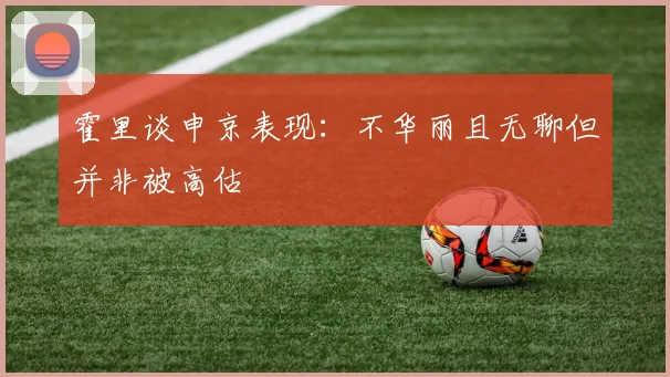 霍里谈申京表现：不华丽且无聊但并非被高估